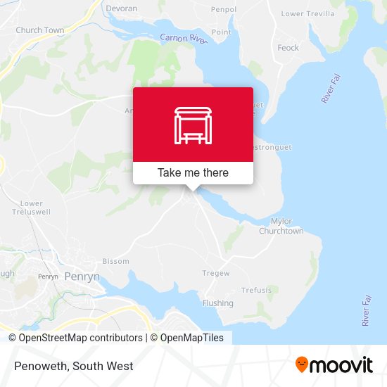 Penoweth map