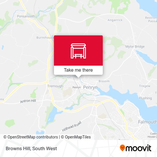 Browns Hill map