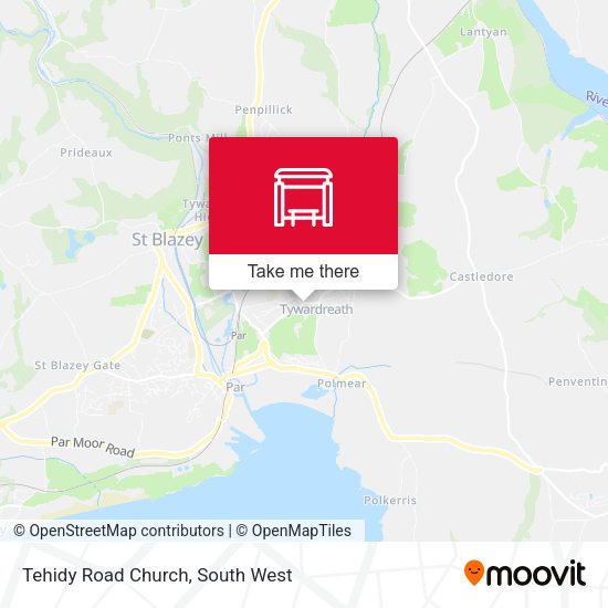 Tehidy Road Church map