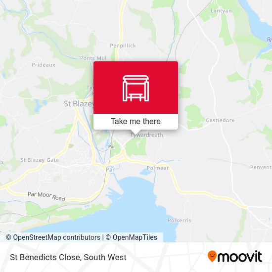 St Benedicts Close map