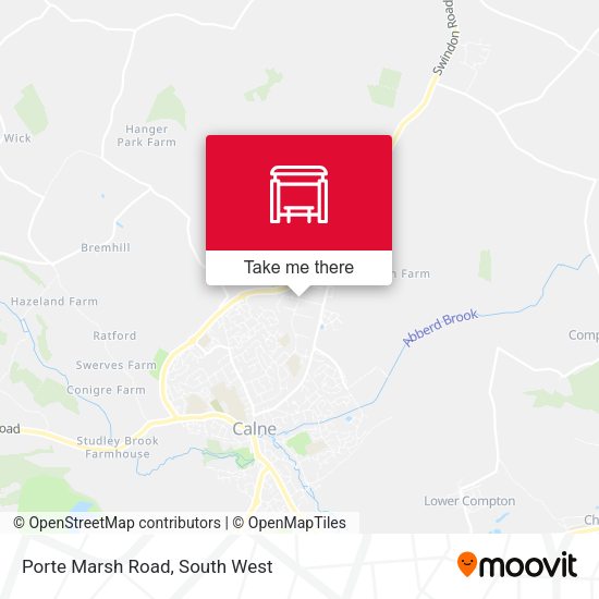 Porte Marsh Road map