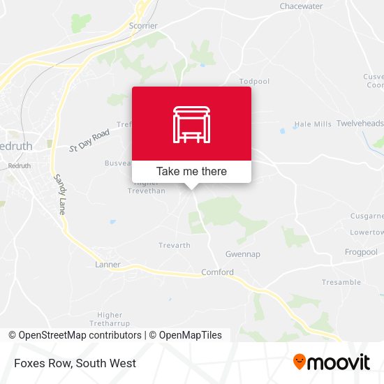 Foxes Row map