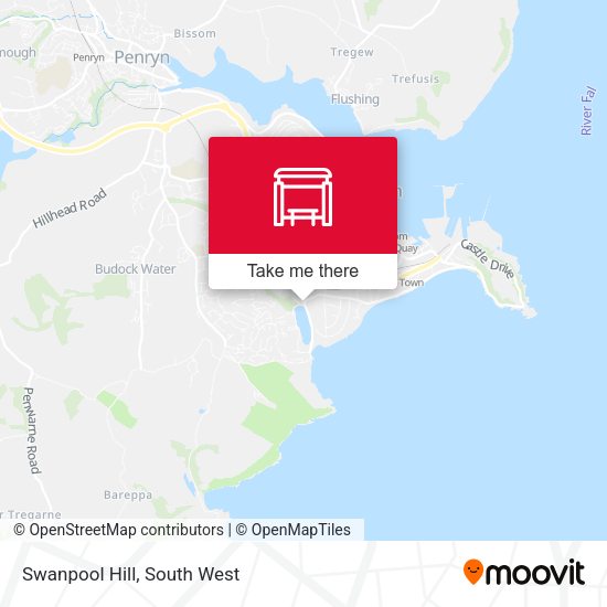 Swanpool Hill map