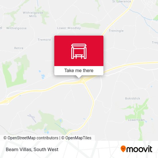 Beam Villas map
