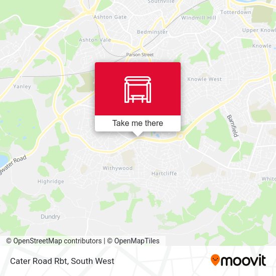 Cater Road Rbt map