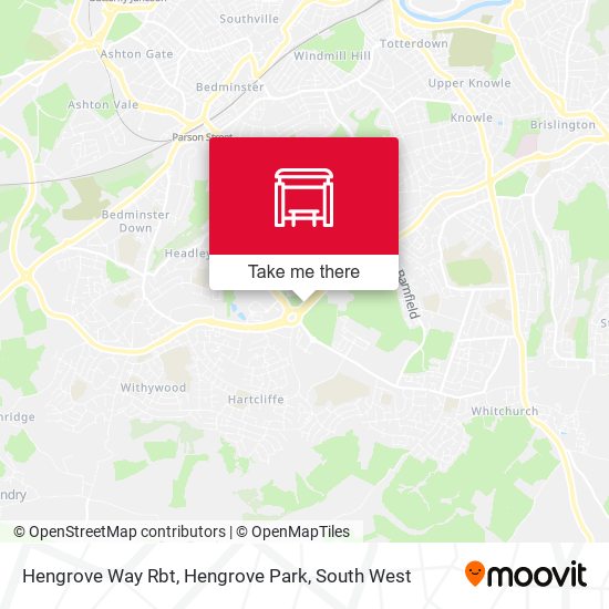 Hengrove Way Rbt, Hengrove Park map