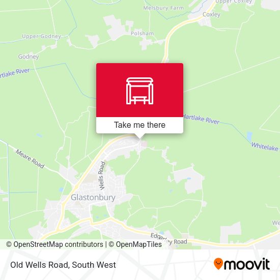 Old Wells Road map