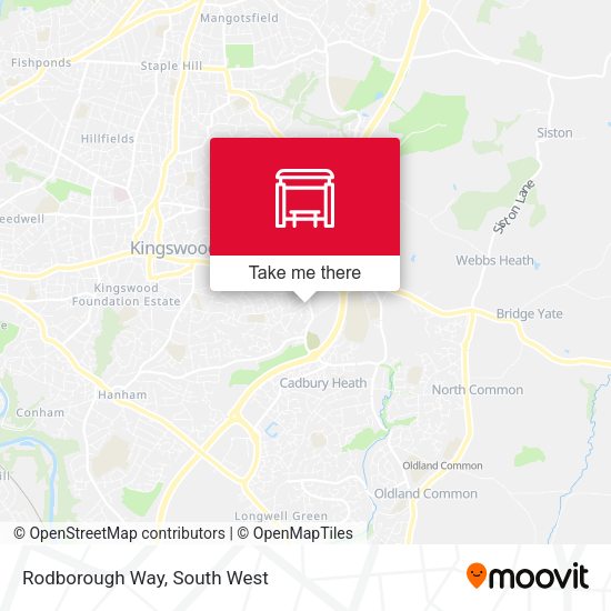 Rodborough Way map