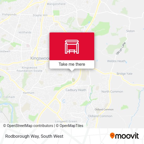 Rodborough Way map