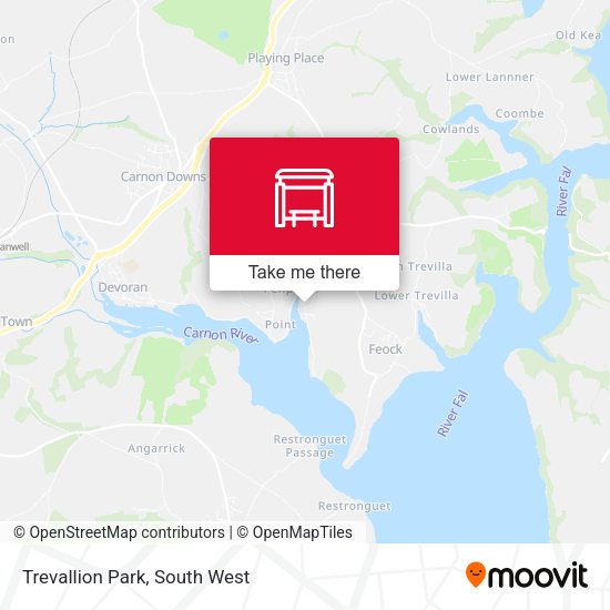 Trevallion Park map