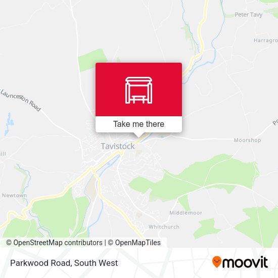 Parkwood Road map