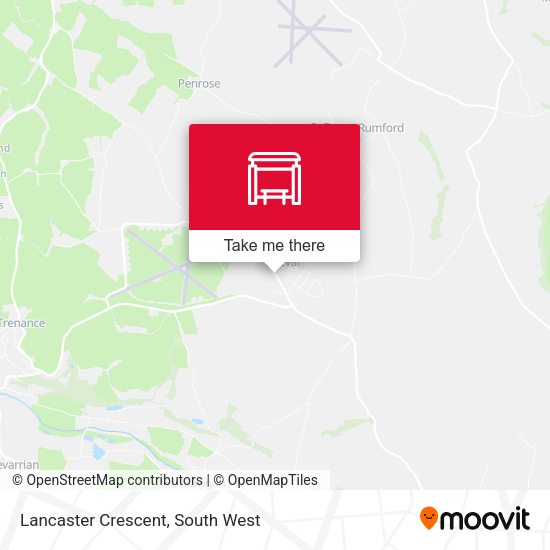 Lancaster Crescent map
