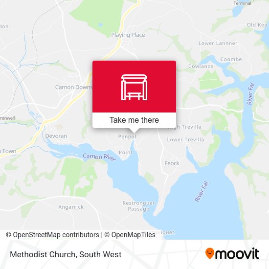 Methodist Church map