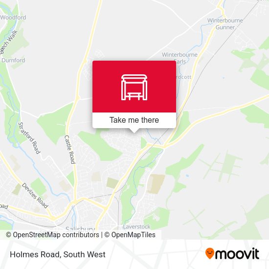 Holmes Road map