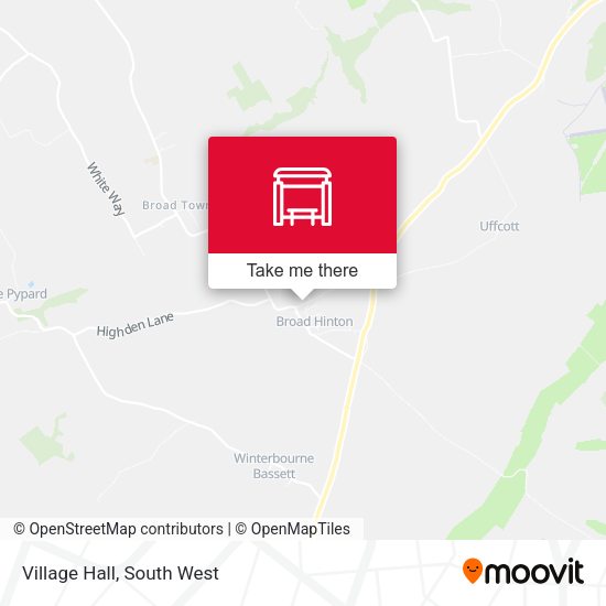 Village Hall map