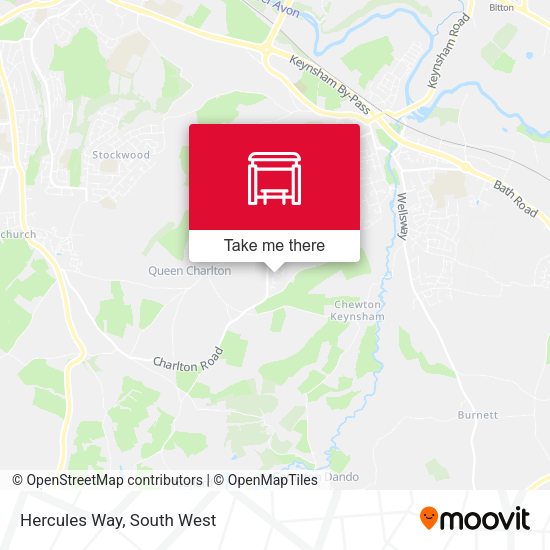 Hercules Way map