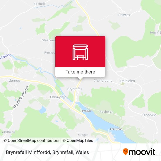 Brynrefail Minffordd, Brynrefail map
