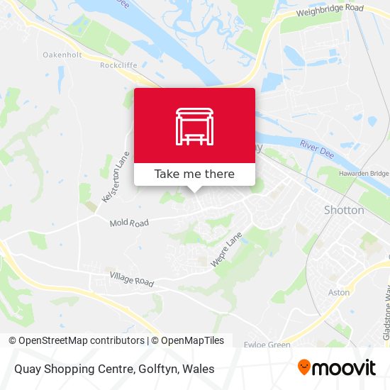 Quay Shopping Centre, Golftyn map