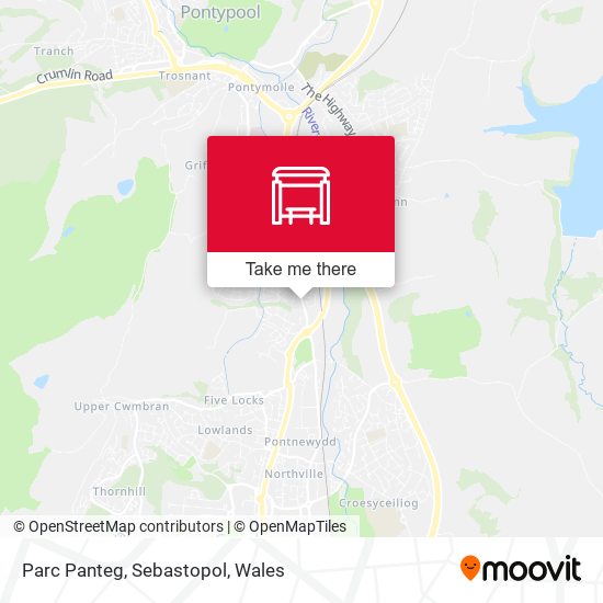 Parc Panteg, Sebastopol map