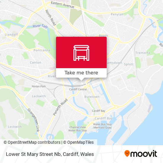 Lower St Mary Street Nb, Cardiff map