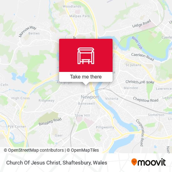 Church Of Jesus Christ, Shaftesbury map