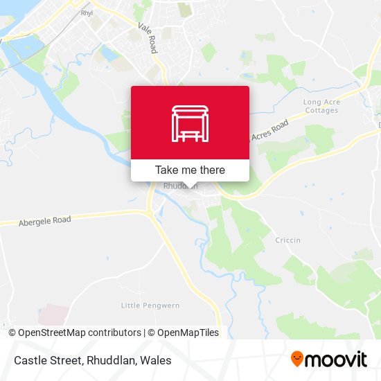 Castle Street, Rhuddlan map