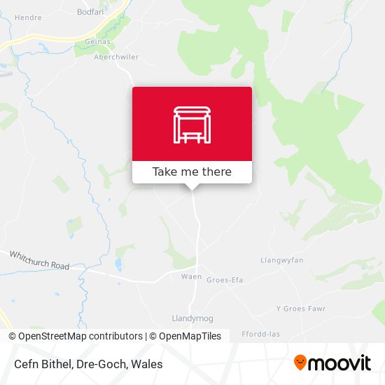 Cefn Bithel, Dre-Goch map