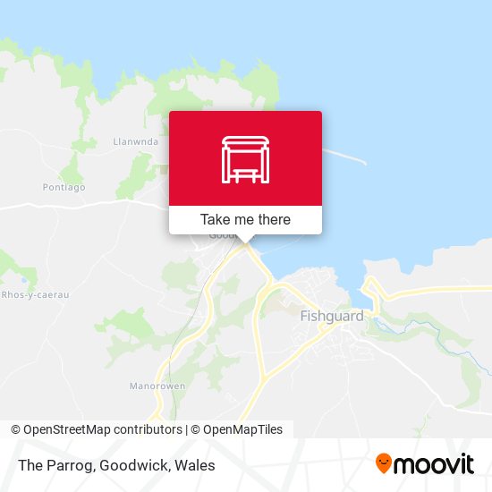 The Parrog, Goodwick map