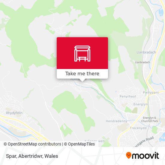 Spar, Abertridwr map