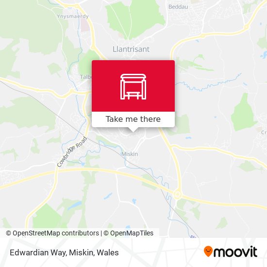 Edwardian Way, Miskin map
