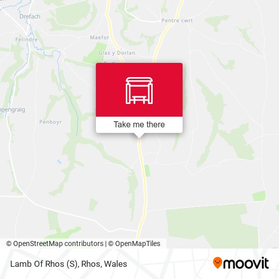 Lamb Of Rhos (S), Rhos map