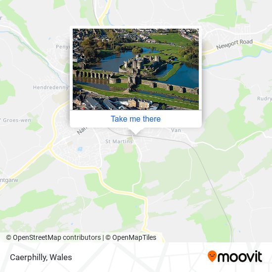 Caerphilly map