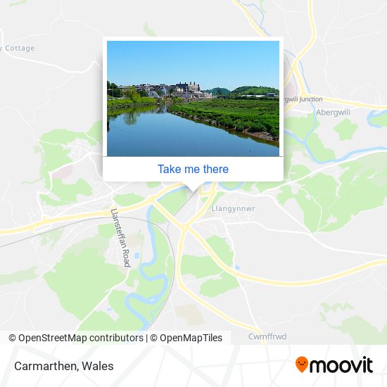 Carmarthen map