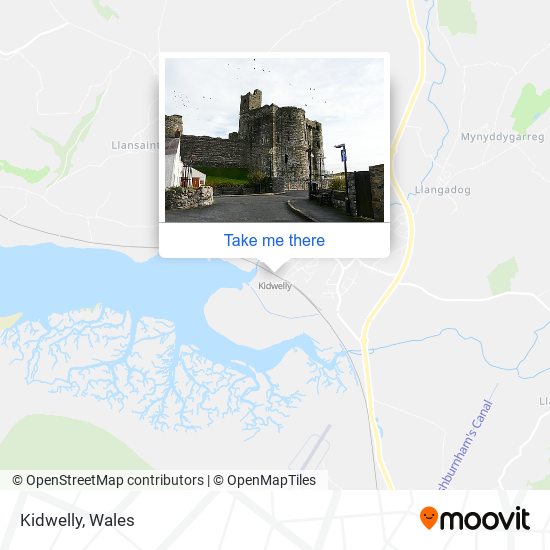 Kidwelly map