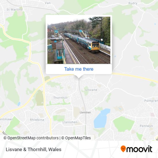 Lisvane & Thornhill map