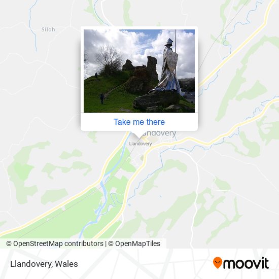 Llandovery map