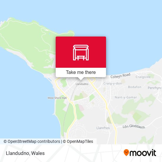 Llandudno map