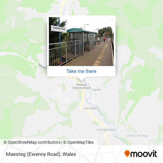 Maesteg (Ewenny Road) map