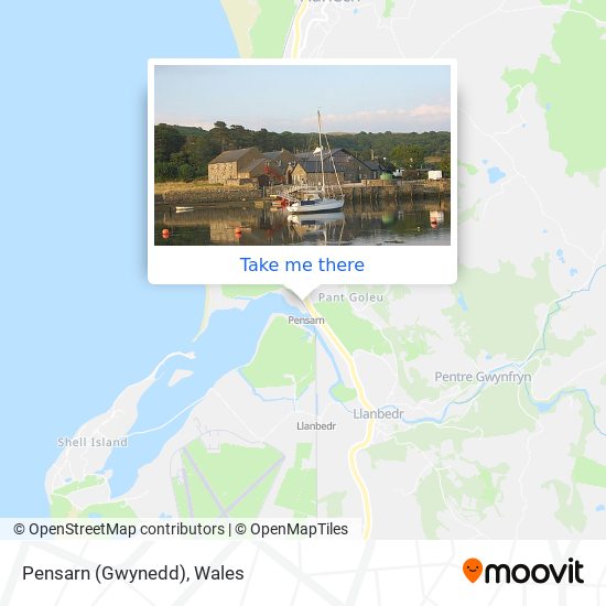 Pensarn (Gwynedd) map