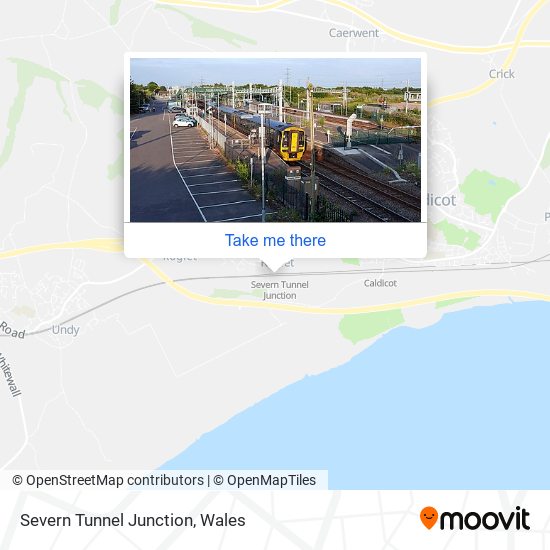 Severn Tunnel Junction map