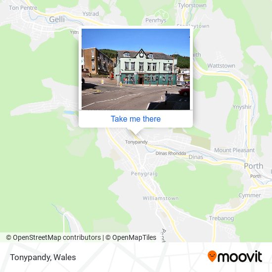 Tonypandy map