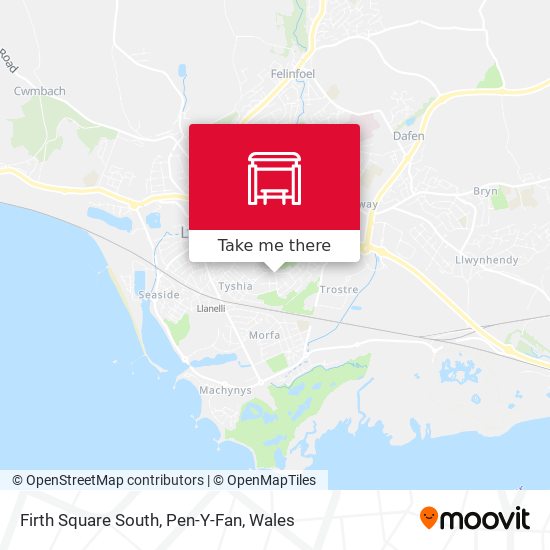 Firth Square South, Pen-Y-Fan map