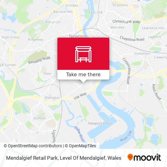 Mendalgief Retail Park, Level Of Mendalgief map