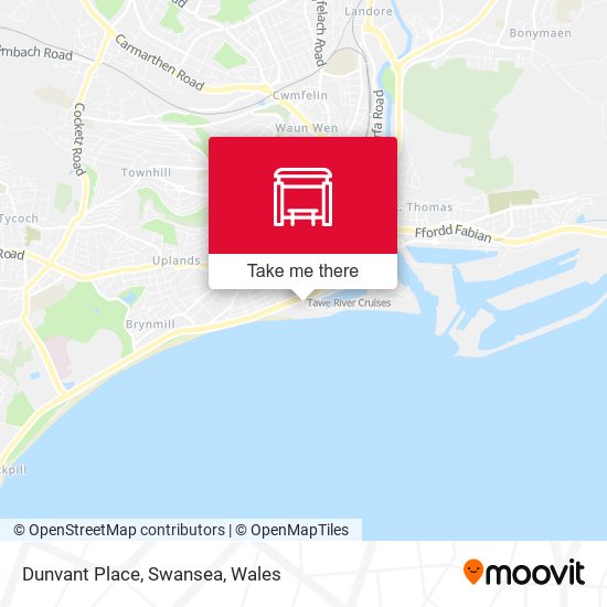Dunvant Place, Swansea map