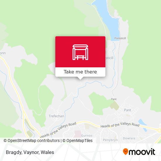 Bragdy, Vaynor map