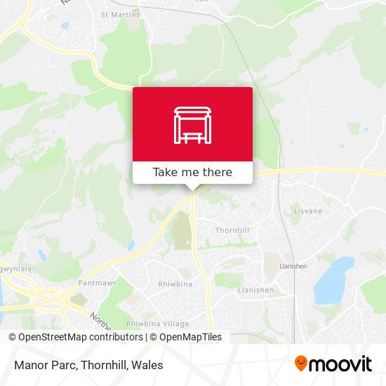 Manor Parc, Thornhill map