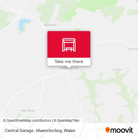 Central Garage , Maenclochog map