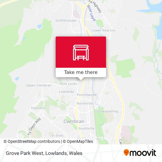 Grove Park West, Lowlands map