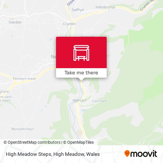 High Meadow Steps, High Meadow map