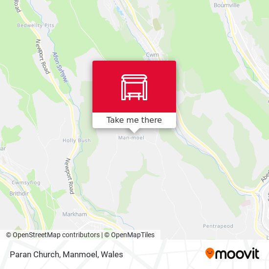Paran Church, Manmoel map